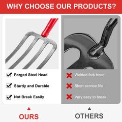 HANTOP fiberglass handle displayed for durability and weather-resistant benefit
