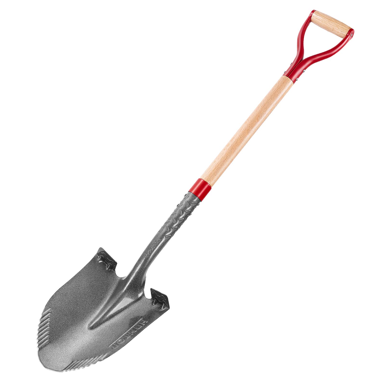 HANTOP front view of shovel showing full blade and shaft for clear purchase benefits