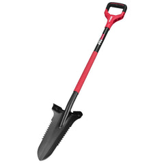 HANTOP front view of full metal serrated root saw spade showing shape and finish