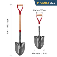 HANTOP detailed wood and metal Y hand grip showing secure, glove-friendly hold