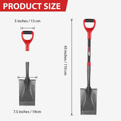 HANTOP close-up of sawtooth 1050MN steel blade for easier soil penetration
