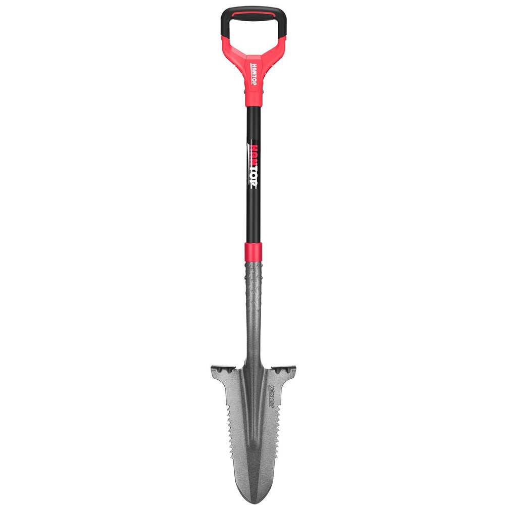 HANTOP blade close-up with saw teeth for cutting roots efficiently