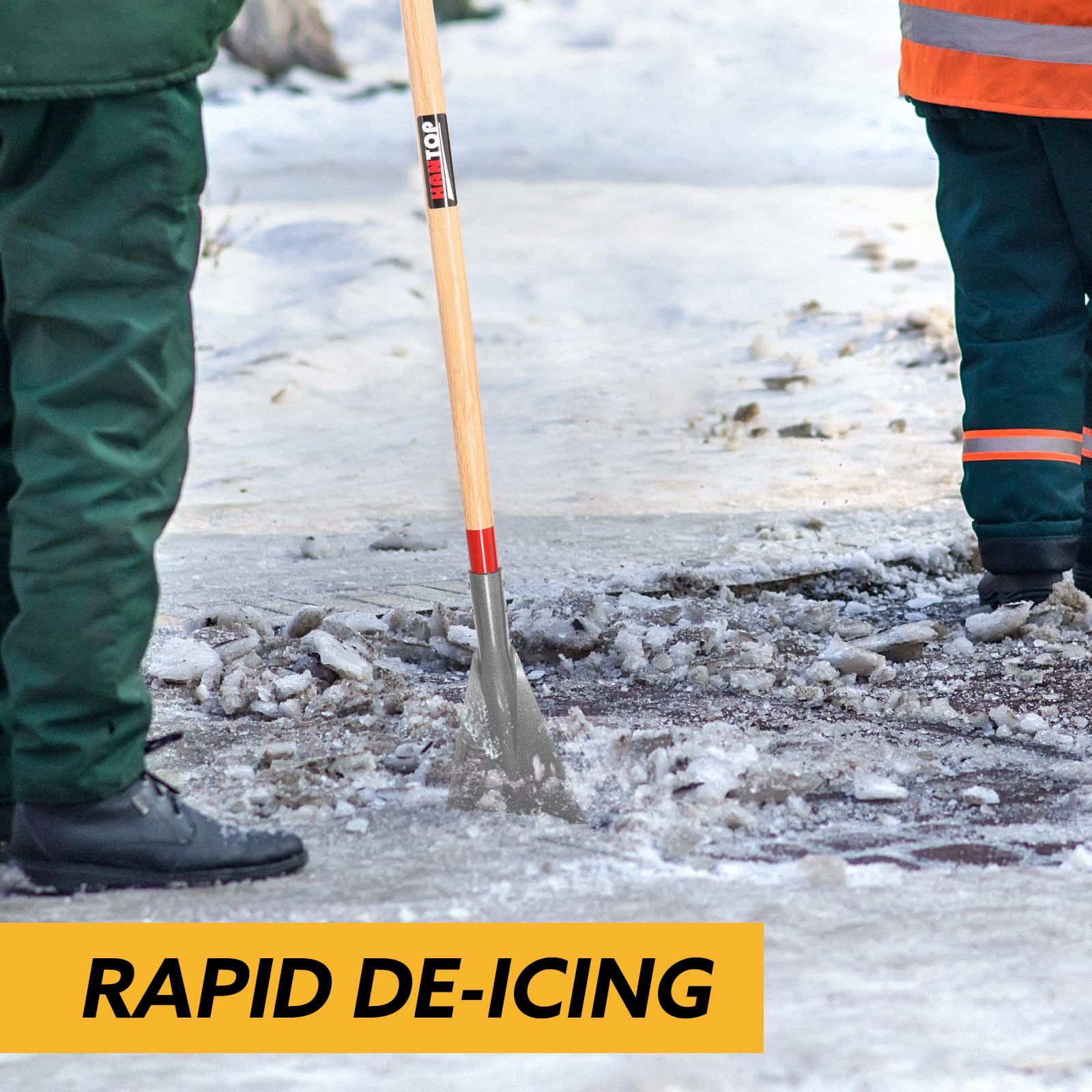 HANTOP clearing steps in a lifestyle scene improving safe footing