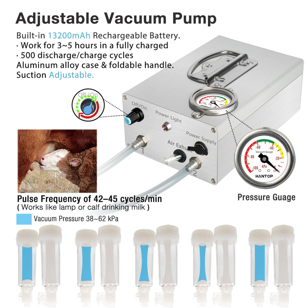 Hantop teat cup close-up silicone liner offering gentle udder contact