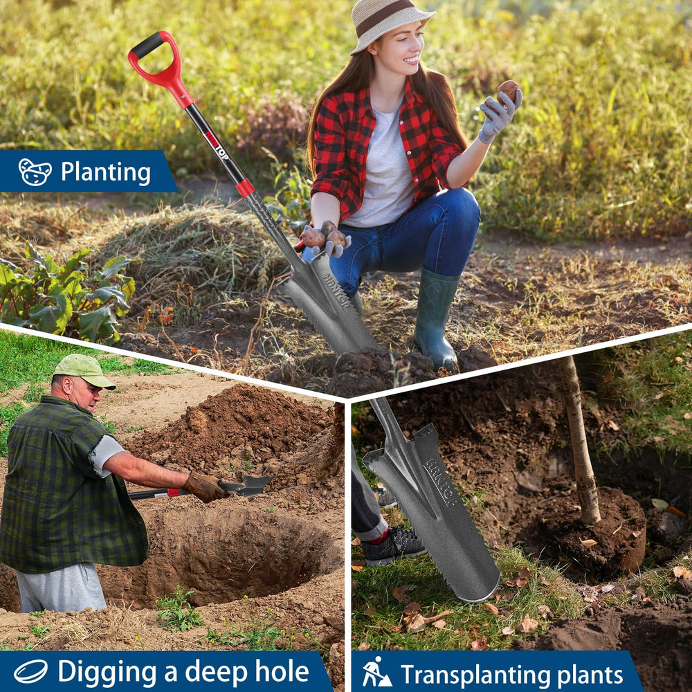 HANTOP used to transplant a small tree, preserves roots and minimizes disturbance
