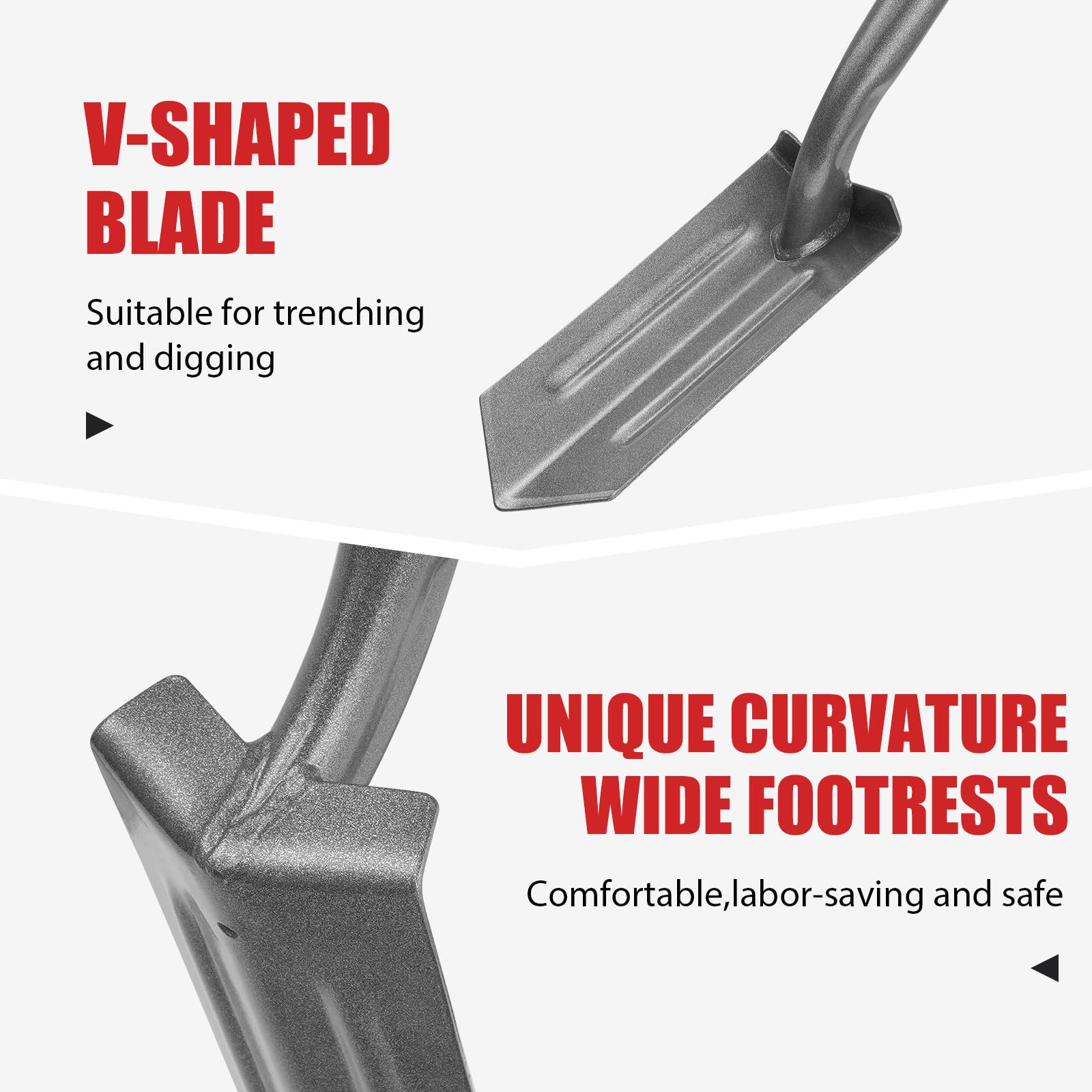 HANTOP handle grip detail with non-slip cover for secure control