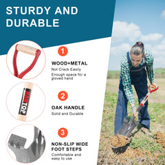 HANTOP wide footsteps detail providing secure foot placement and increased downward pushing power