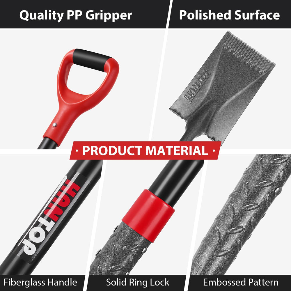 HANTOP widened footstep platform delivering stable force when digging