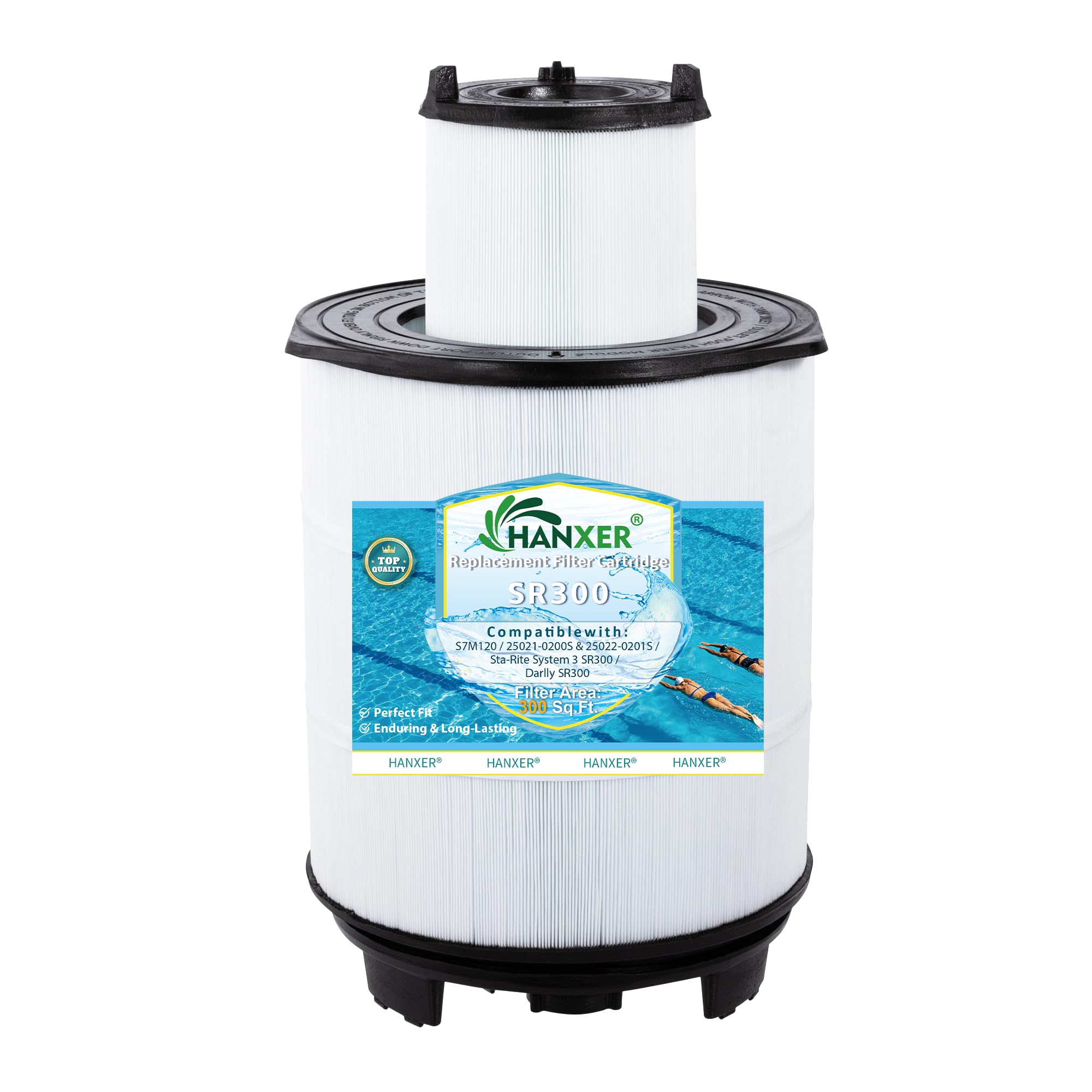 HANXER front packaging showing the replacement filter set and compatibility benefits