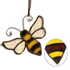 HAOSUM bee metal chain and adhesive hook for easy, secure hanging
