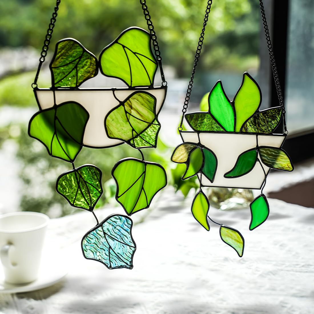 HAOSUM close-up of glass texture and solder detail for artisan-quality benefit