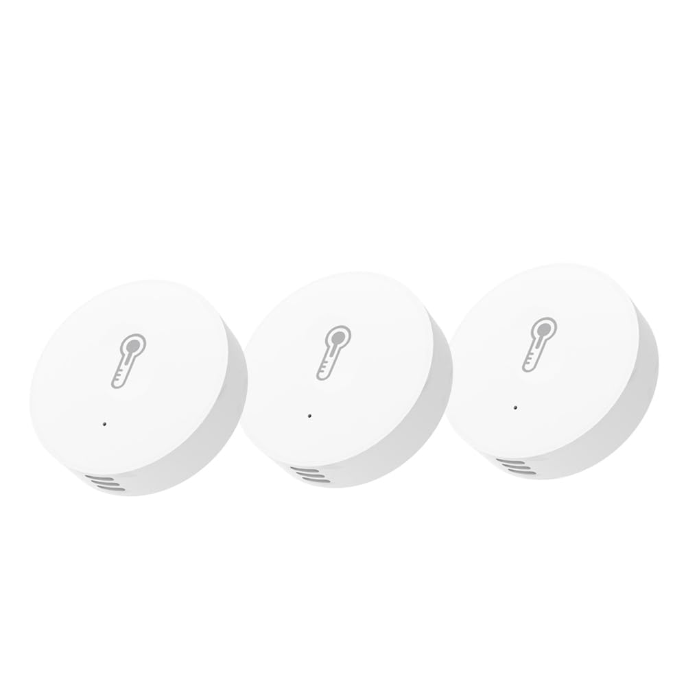 Haozee front view of three sensors showing compact pack and setup ease