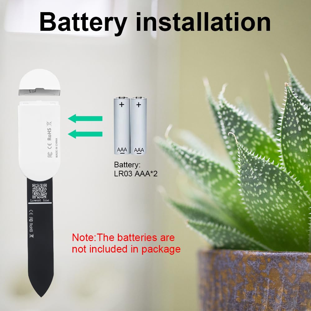 Haozee lifestyle shot with indoor plants illustrating ease of remote plant care