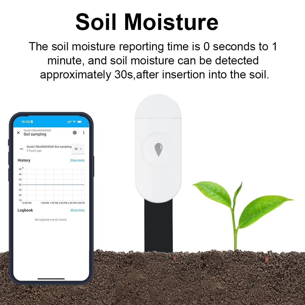 Haozee three probes side-by-side to show size and pack value for multi-plant setups