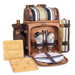 Hap Tim backpack front view showing organized storage and durable fabric for easy transport