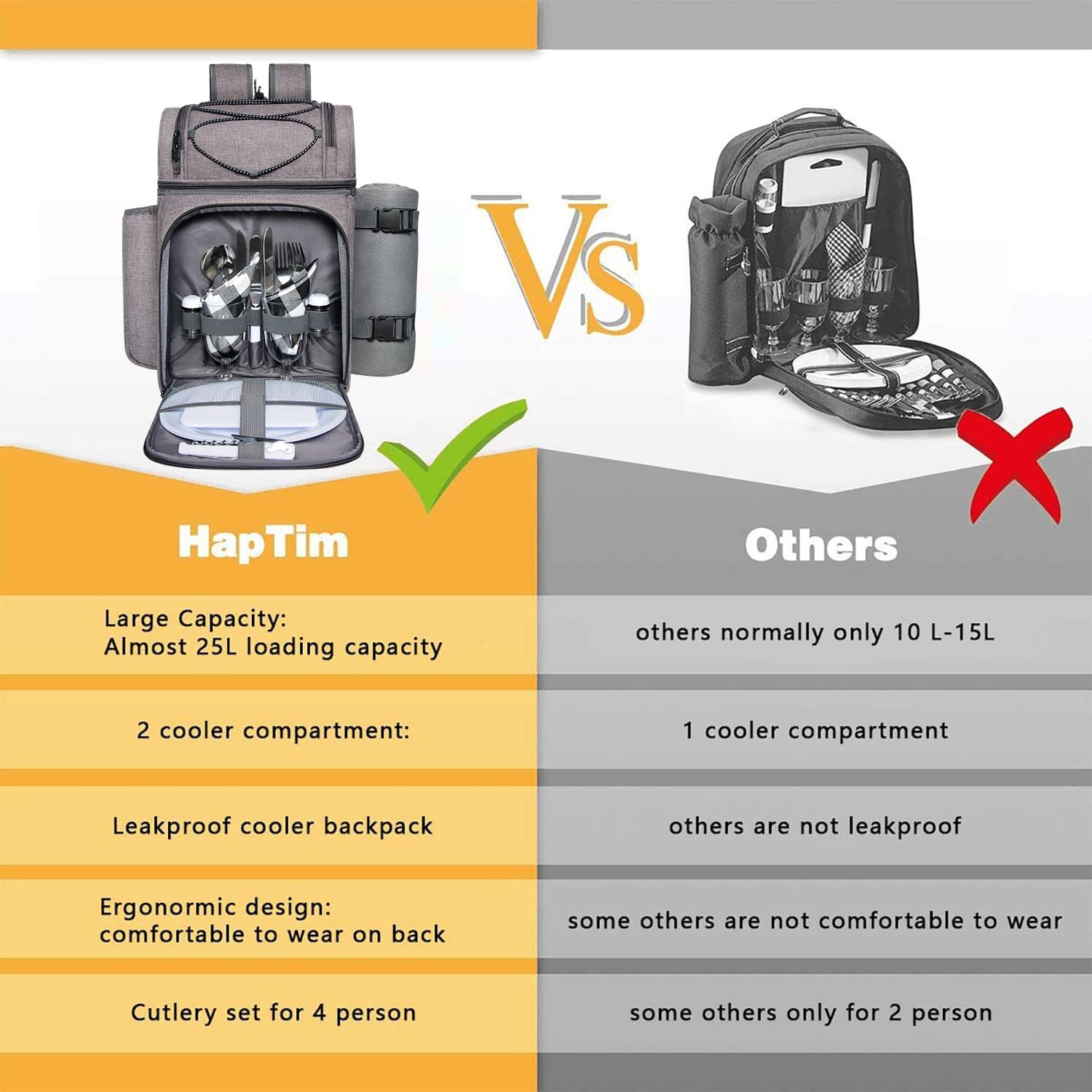 Hap Tim worn on back in park scene showing ergonomic straps and balanced load