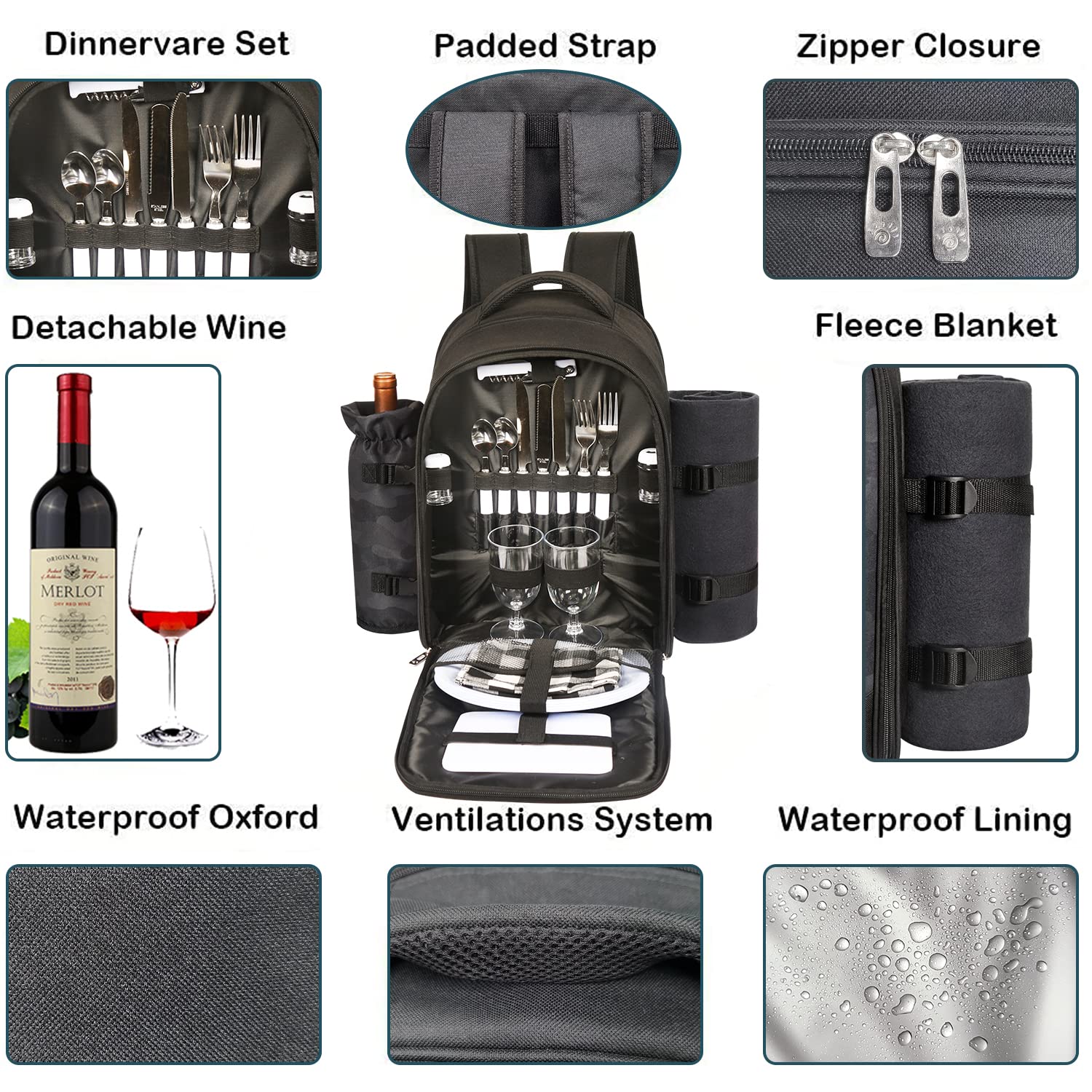 Hap Tim stainless steel cutlery and plates laid out for ready-to-eat convenience