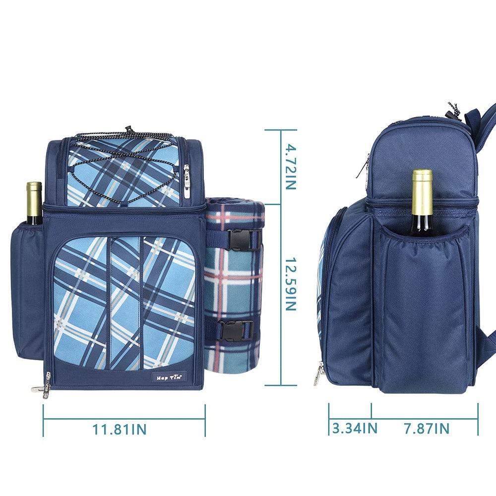 Hap Tim fleece blanket layout demonstrates water-resistant picnic surface