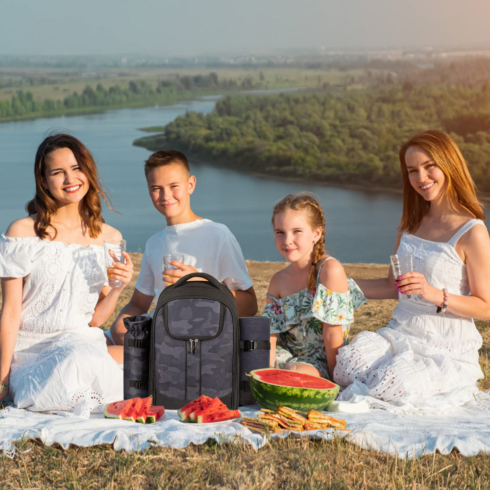Hap Tim water-resistant fleece blanket spread for comfortable outdoor seating