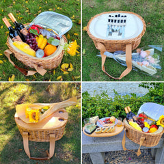 Hap Tim folding wooden wine table set with glasses demonstrating stable surface benefit