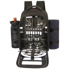Hap Tim front view of backpack showing pockets and straps for easy carrying