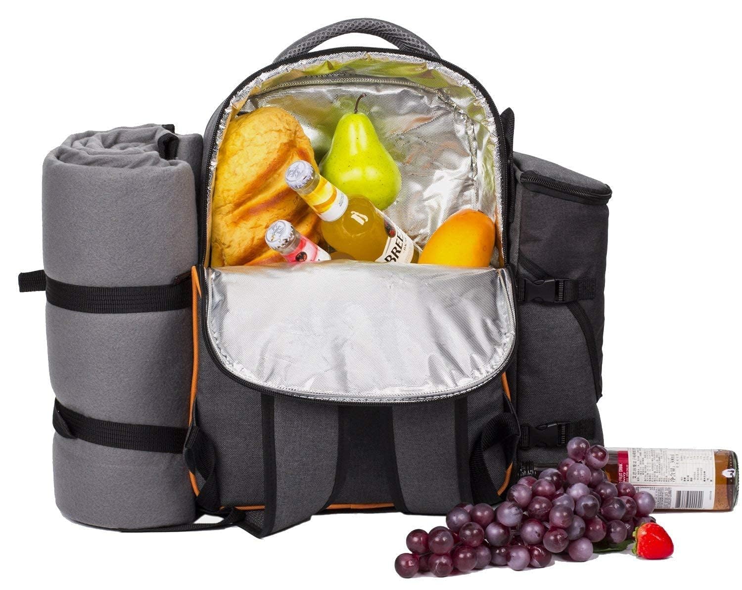Hap Tim backpack in use by couple at park enabling relaxed outdoor dining