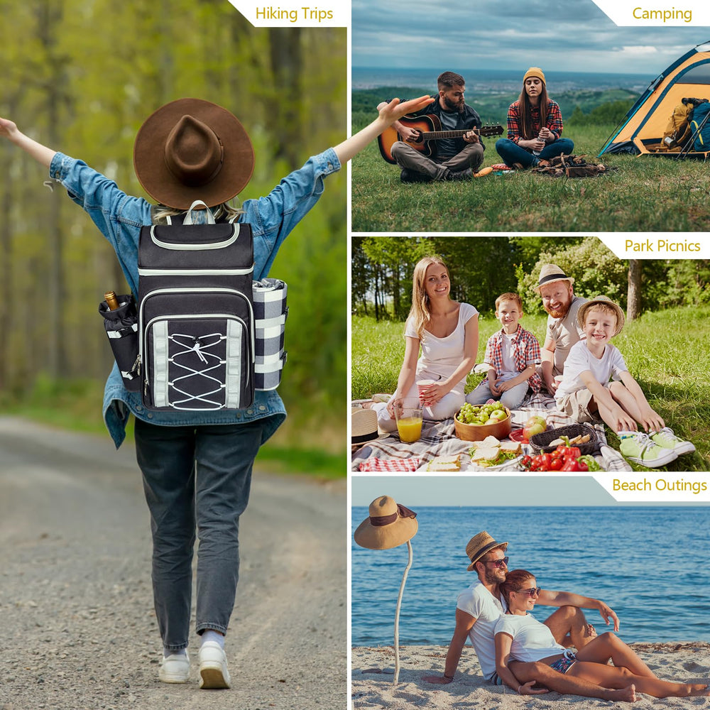 Hap Tim lifestyle park picnic scene showing easy setup and family enjoyment