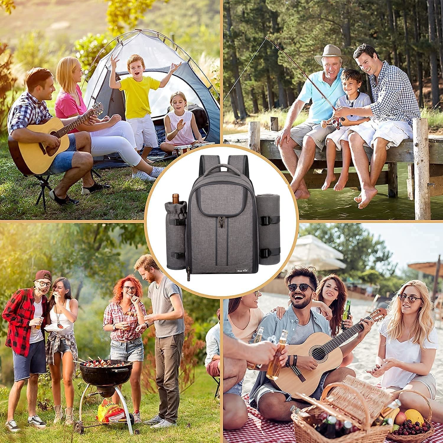 Hap Tim worn by person to show backpack scale and comfortable carry benefit