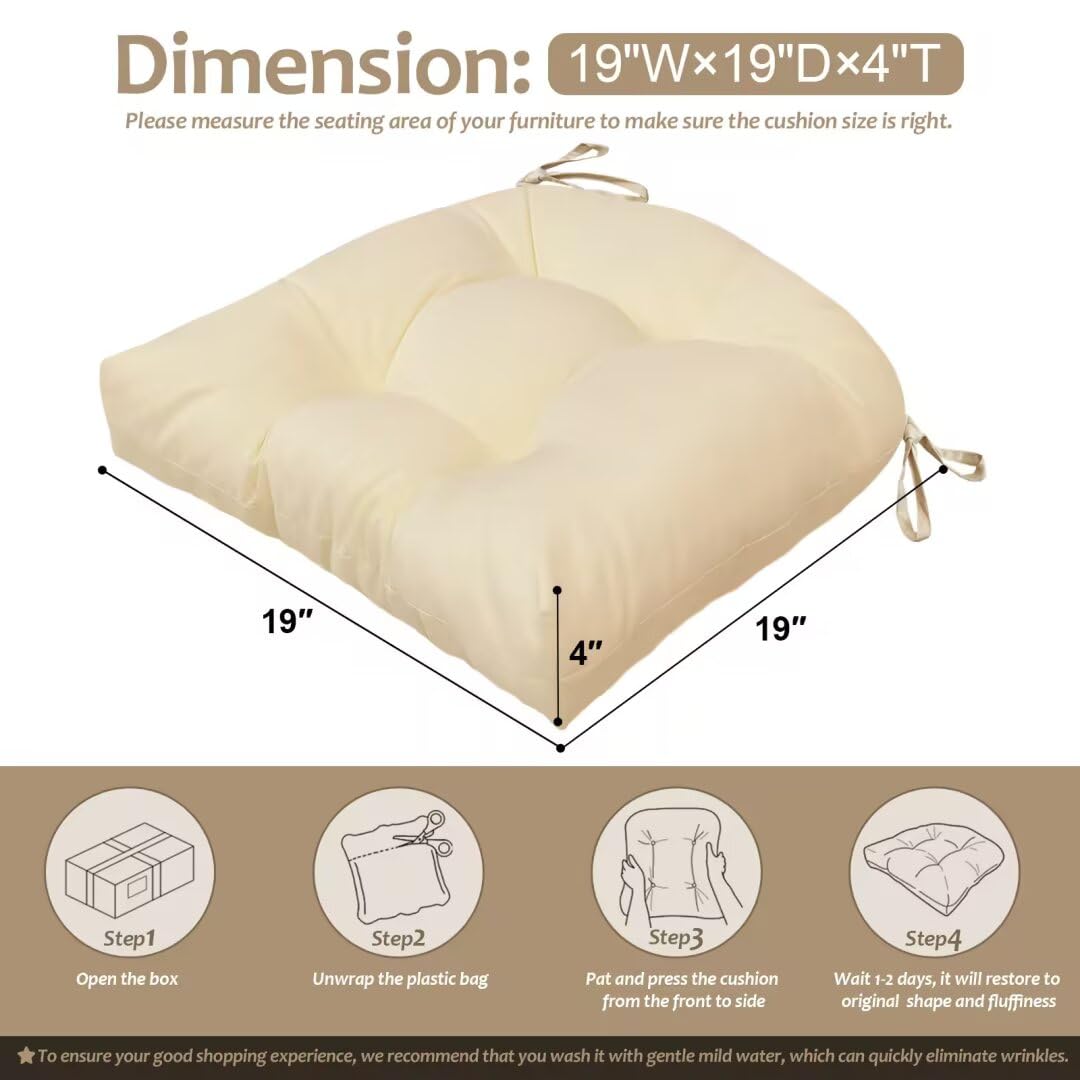 HAPACE anti-slip bottom pattern preventing cushion sliding outdoors