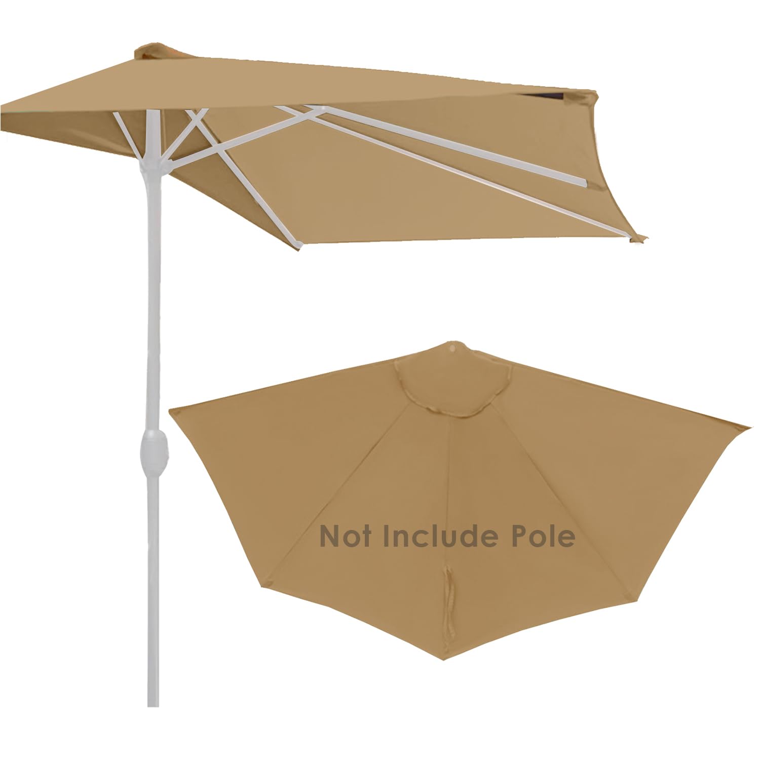 Hapivida blue canopy on patio creating a calm coastal-style shade