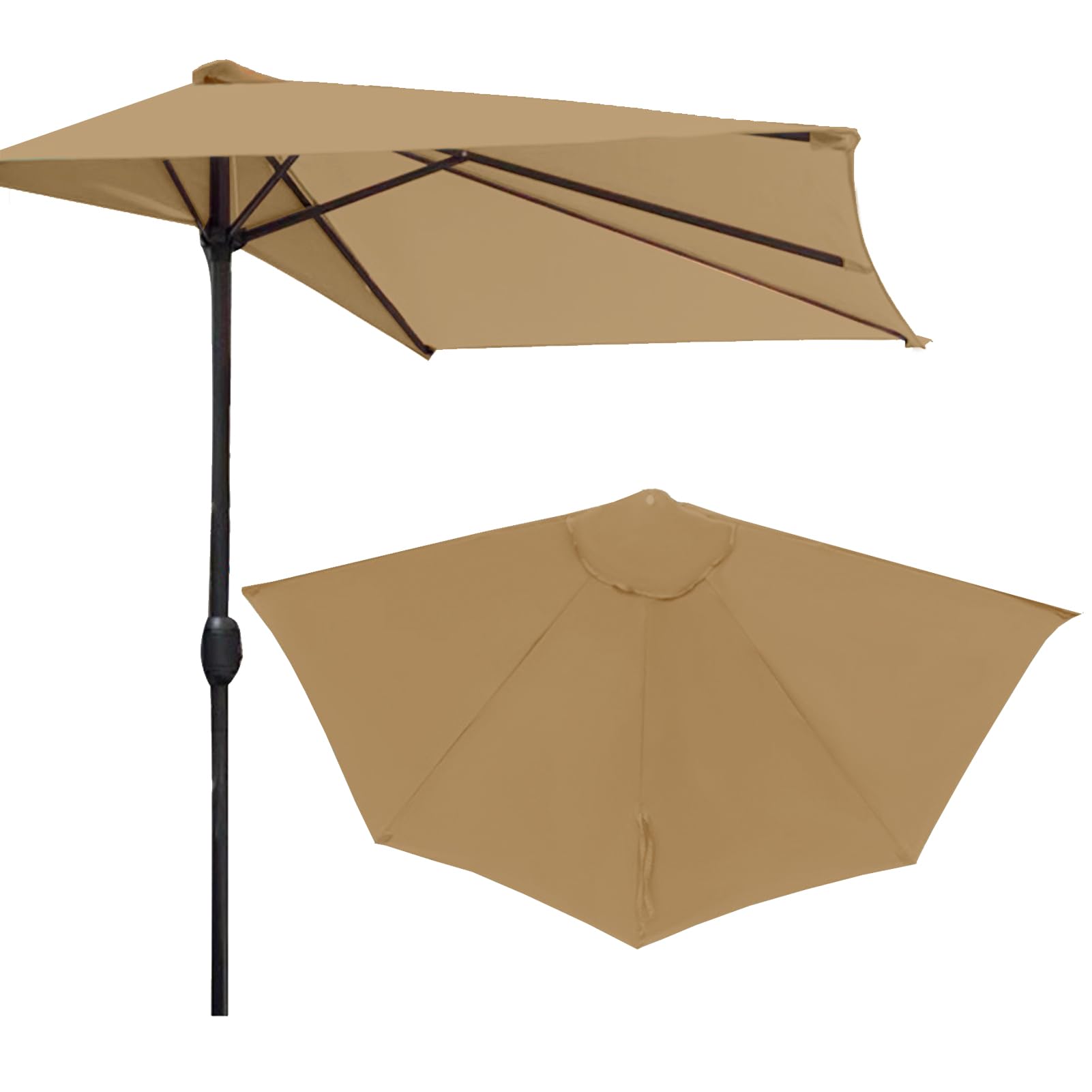 Hapivida folded canopy in storage illustrating easy seasonal packing