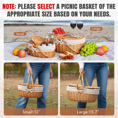 HappyPicnic close-up of hand-woven wicker highlighting durable craftsmanship
