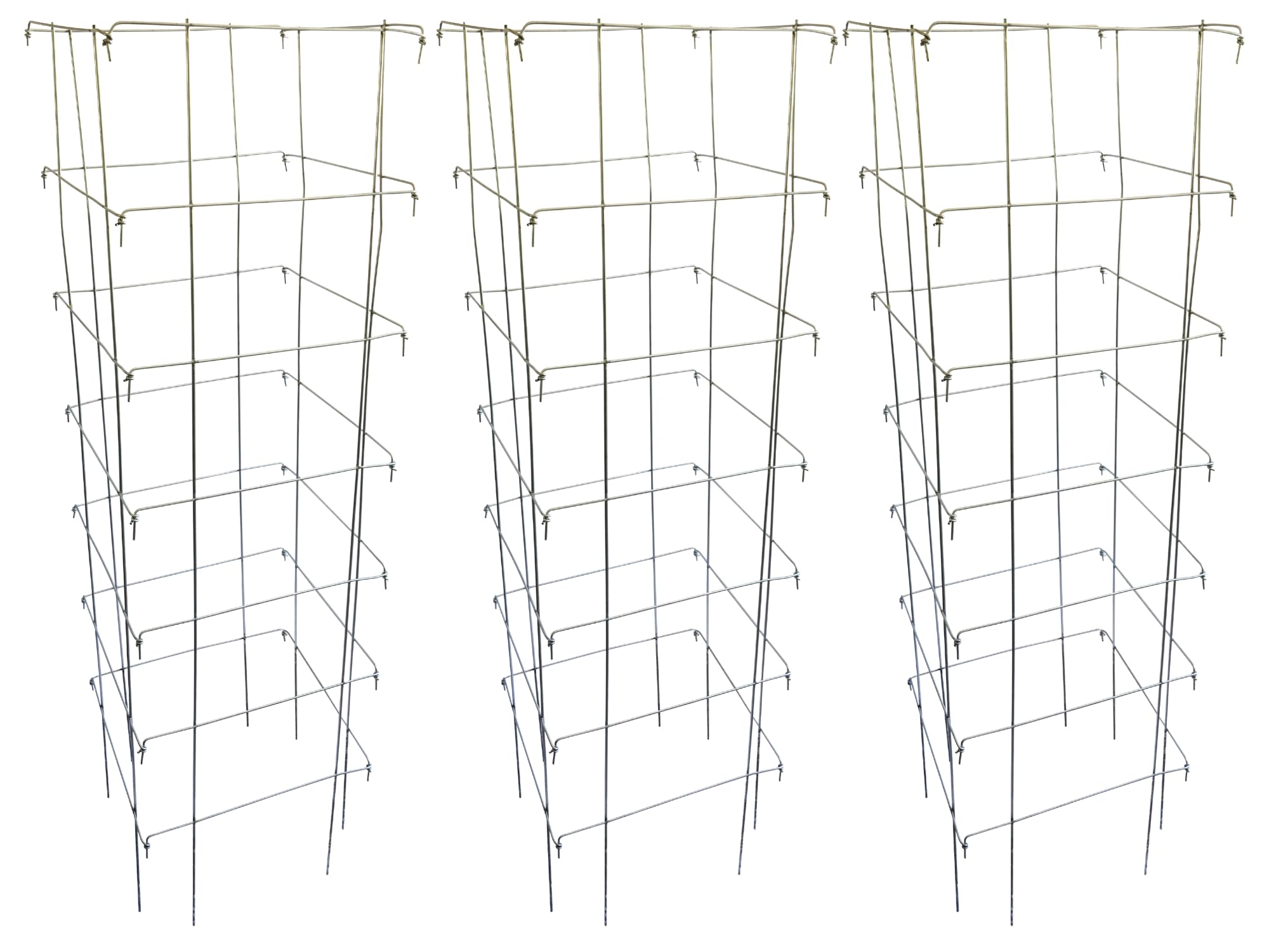 Happy Trees front view heavy duty cage showing sturdy support benefit