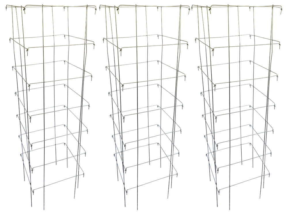 Happy Trees front view heavy duty cage showing sturdy support benefit