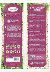 Happy Wings close-up safflower seed texture highlighting oil-rich quality