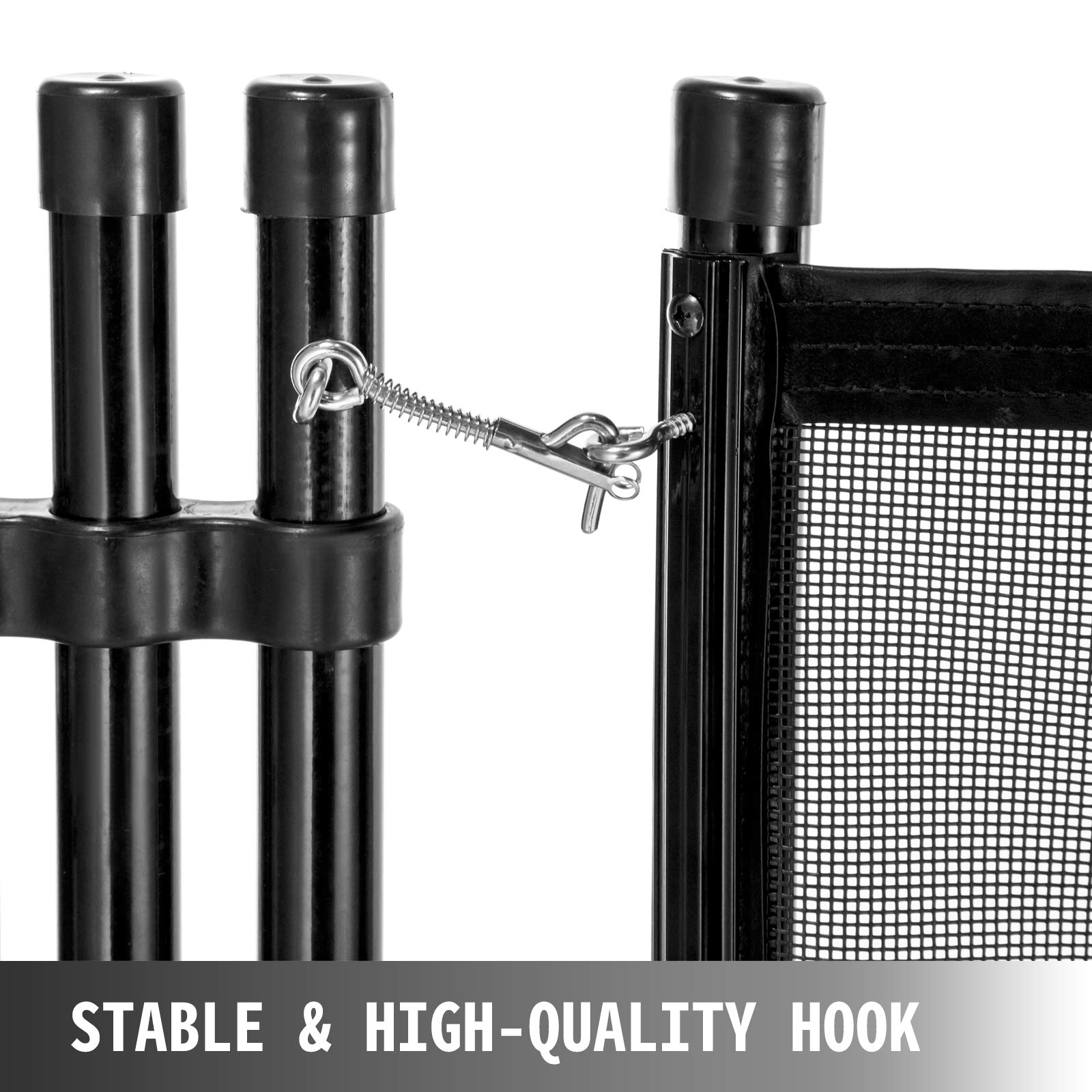 Happybuy fence height comparison with child showing appropriate child protection