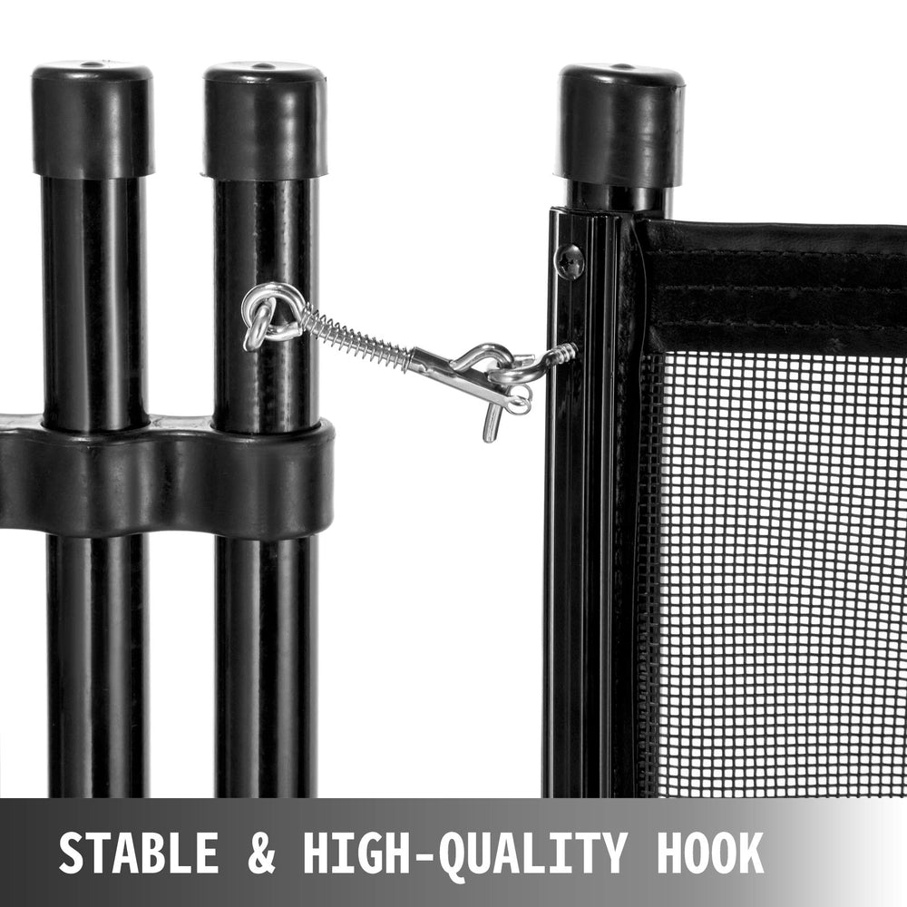 Happybuy fence height comparison with child showing appropriate child protection