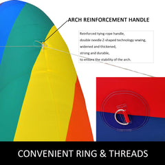 Happybuy fabric close-up showing reinforced Oxford material for durability