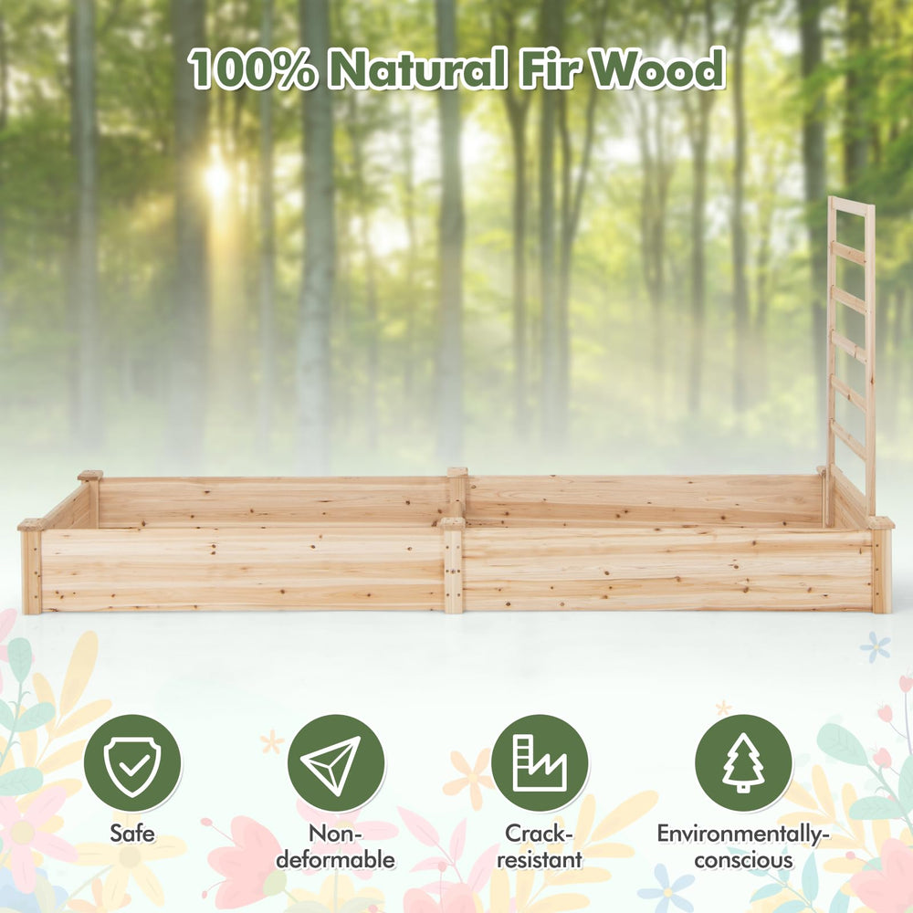 HAPPYGRILL fir wood grain close-up highlighting durable natural material