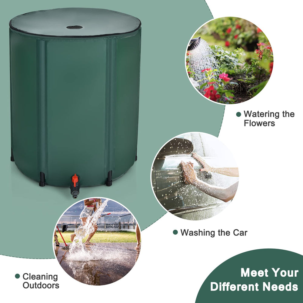 HAPPYGRILL folded flat barrel for compact storage and seasonal protection benefit
