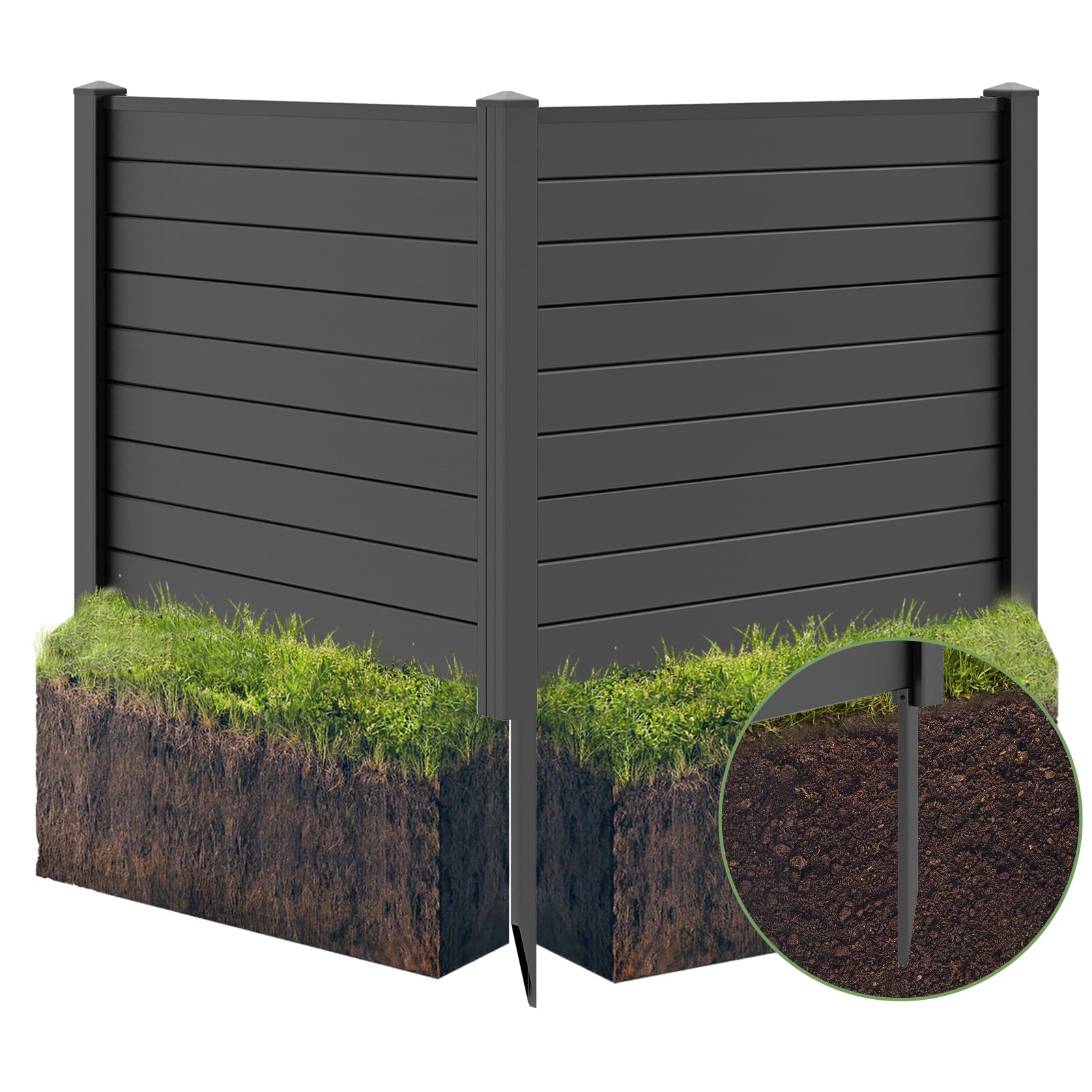 HAPPYGRILL front panel full view showing clean concealment benefit