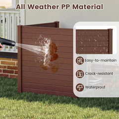 HAPPYGRILL installed around AC unit providing discreet equipment protection