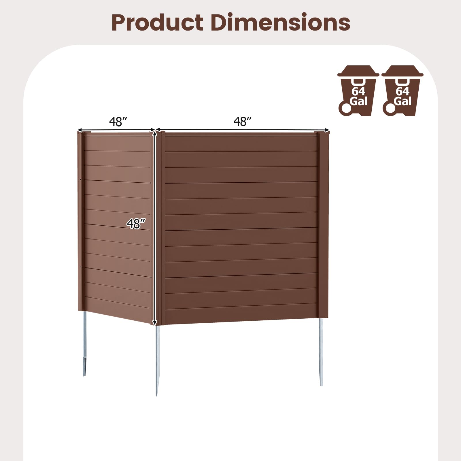 HAPPYGRILL label and material markings showing PP and galvanized quality