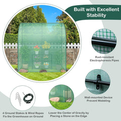 HAPPYGRILL PE cover texture close-up showing tear-resistant waterproof material