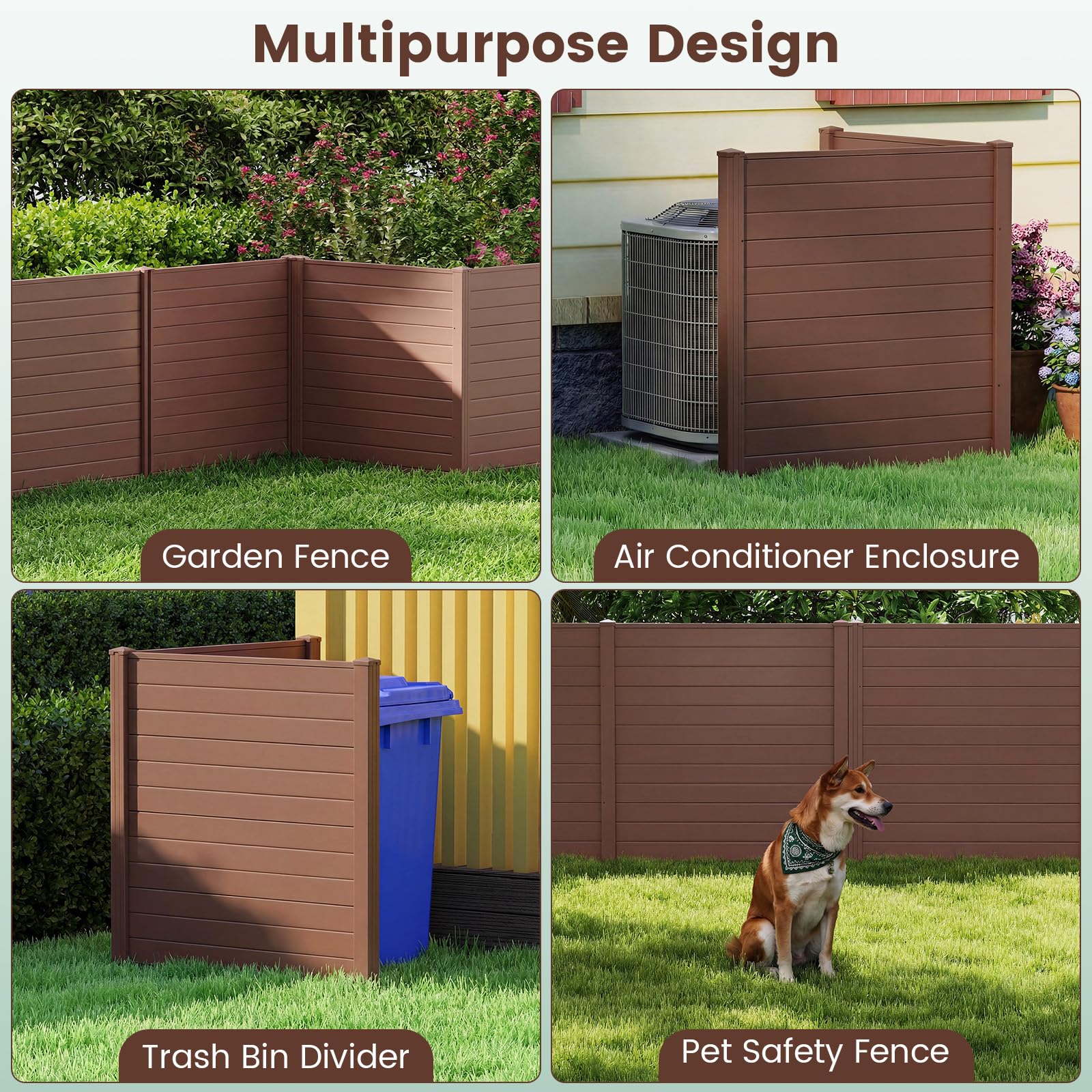 HAPPYGRILL size comparison with person illustrating panel scale and coverage
