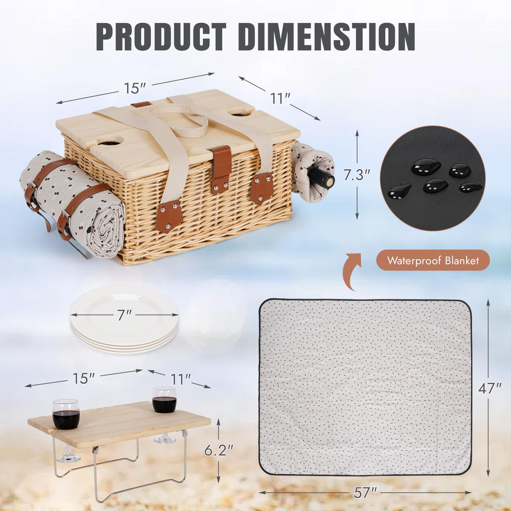 HappyPicnic insulated wine bag cradling bottle to prevent breakage