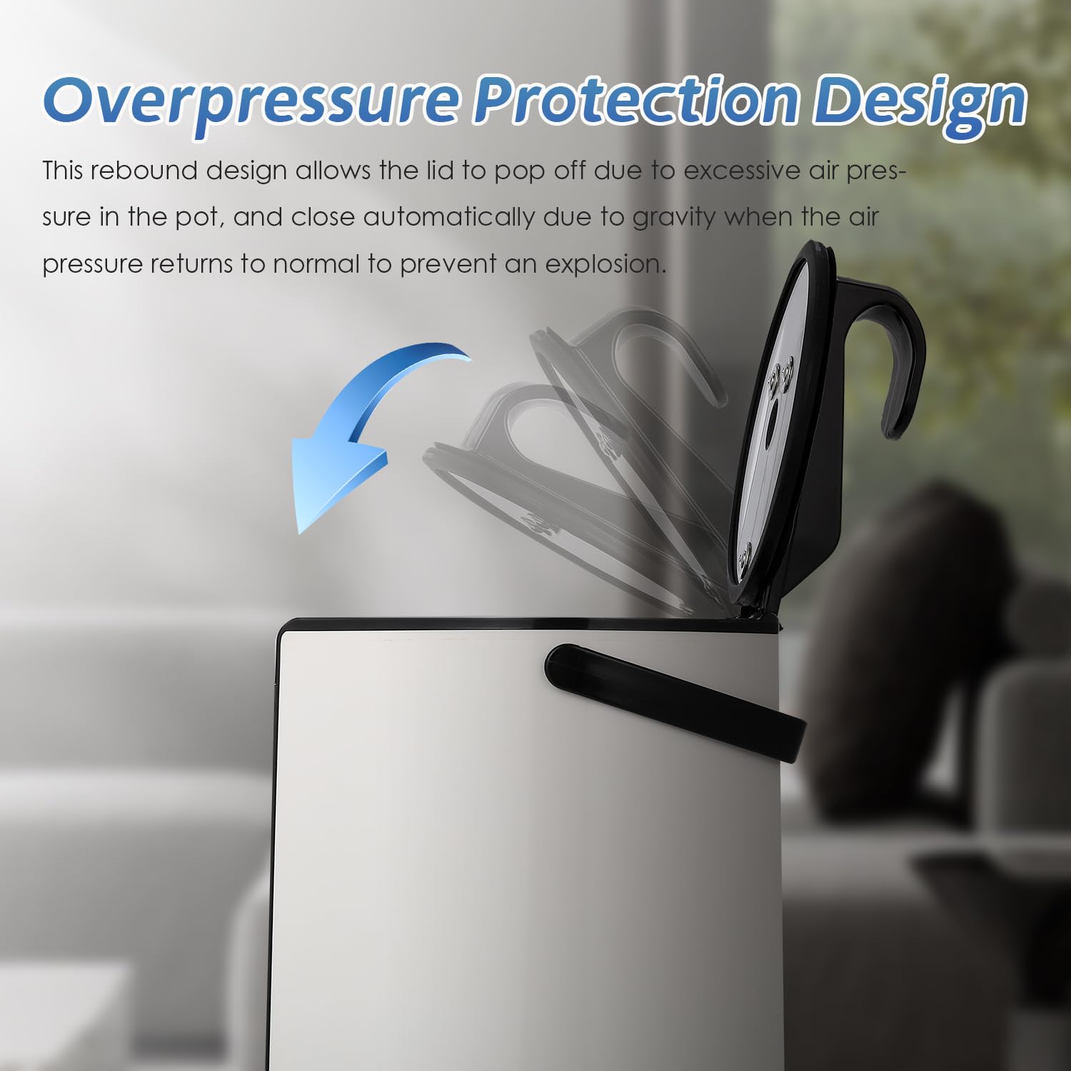 Hapyvergo 304 stainless inner pot close-up highlighting corrosion resistance