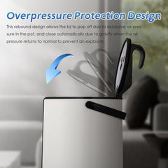 Hapyvergo 304 stainless inner pot close-up highlighting corrosion resistance