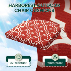 HARBOREST close-up of polyester texture demonstrating water-resistant fabric benefit
