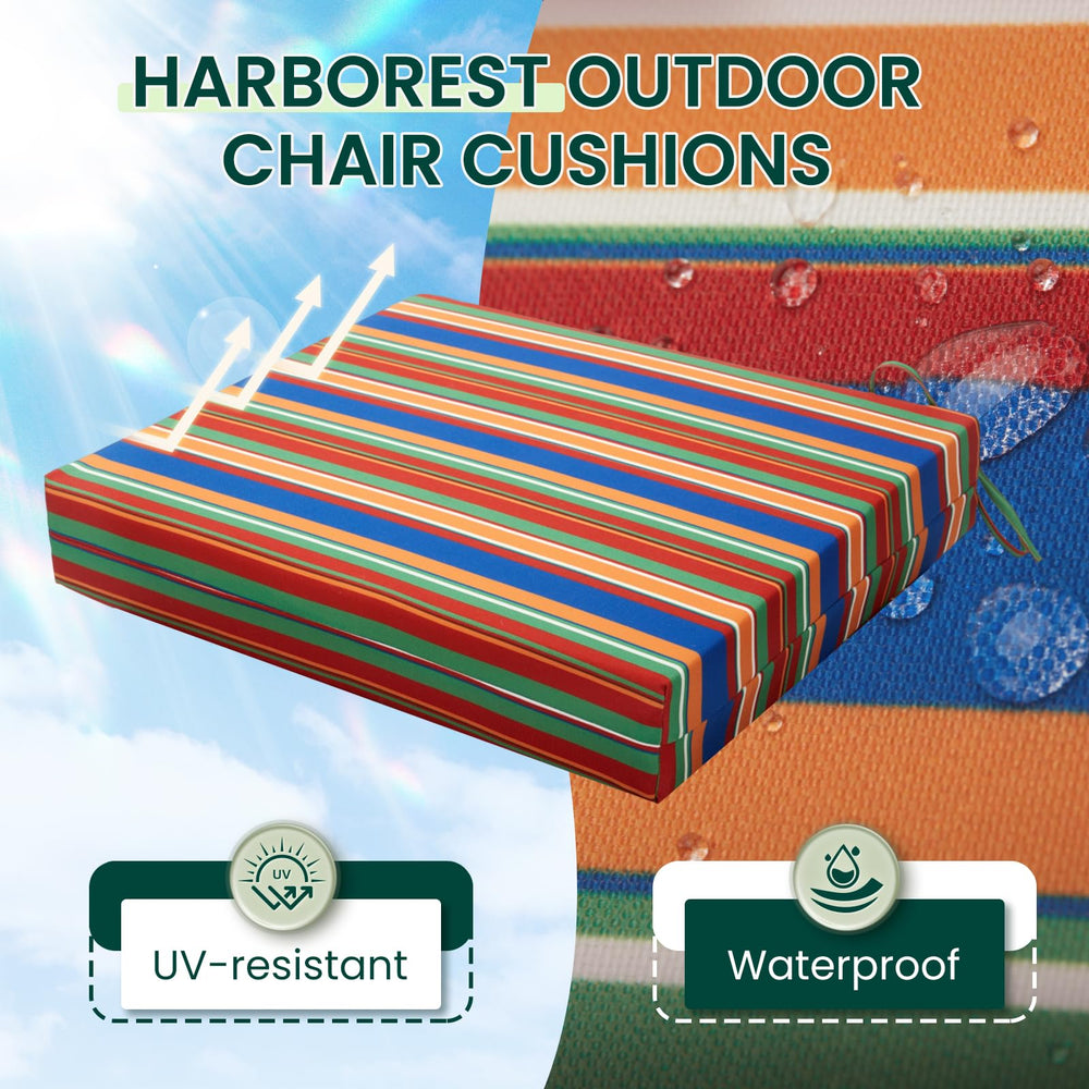 HARBOREST close-up of polyester fabric texture, shows water-resistant finish